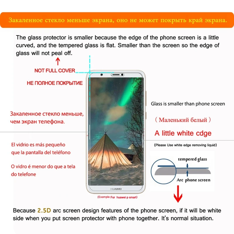 9H 2.5D Закаленное стекло для Xiaomi RedMi 5 стеклянная пленка защита экрана с изогнутыми