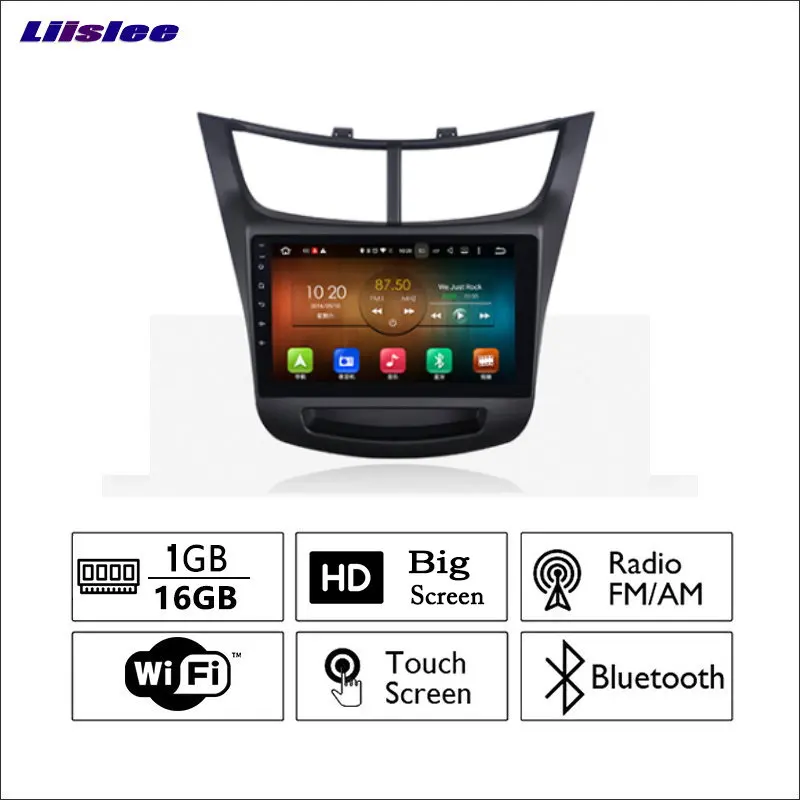

Liislee For Chevrolet sail with light Car Radio GPS Audio Video Multimedia Player WiIFi DVR Navigation Android System No CD DVD