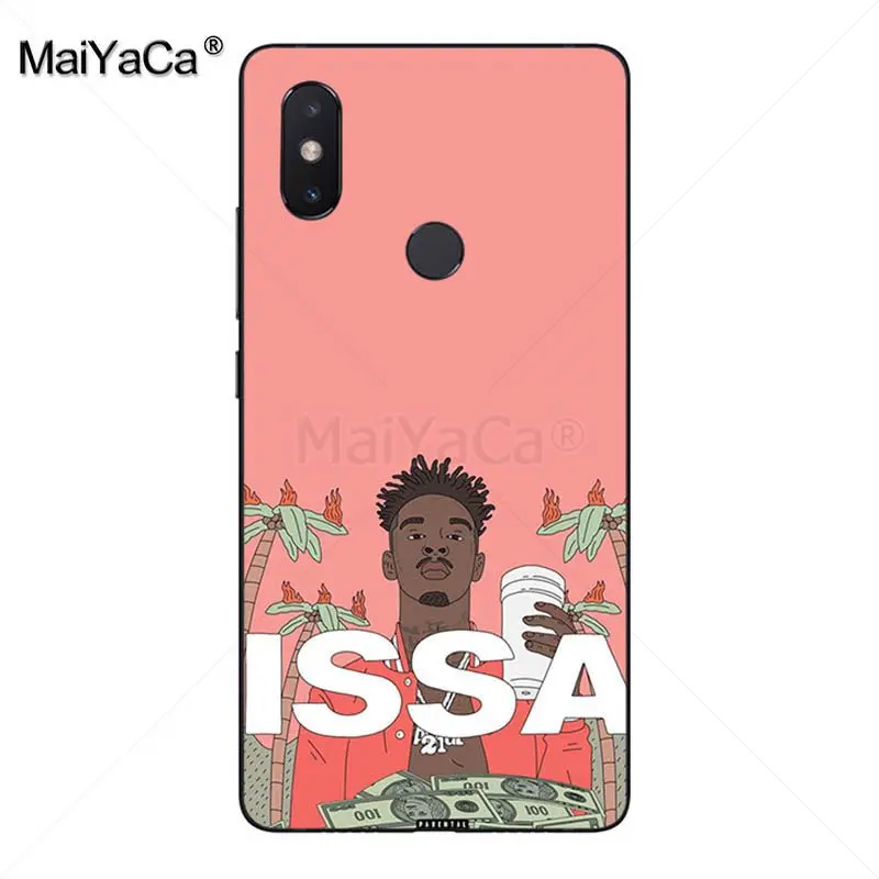 Чехол для телефона MaiYaCa 21 Savage Hip Hop Rapper Singer Issa xiaomi mi 8se 6 note2 note3 redmi 5 plus note 4 5|Бамперы| |