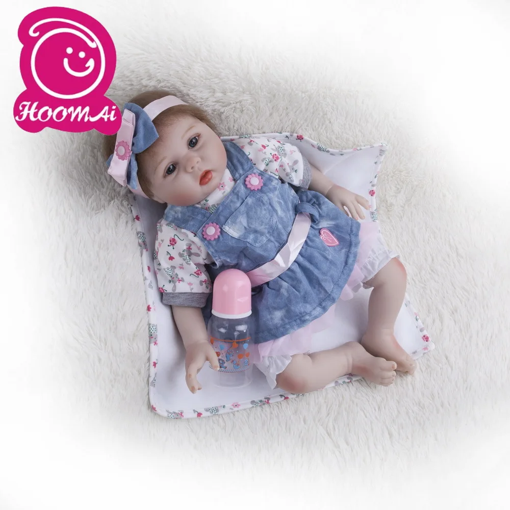 

Handmade Surprice Bebe Silicone Reborn Baby Adorable Lifelike Toddler Doll Bonecas Girl Kid Menina De Silicone Doll for Kids Lol