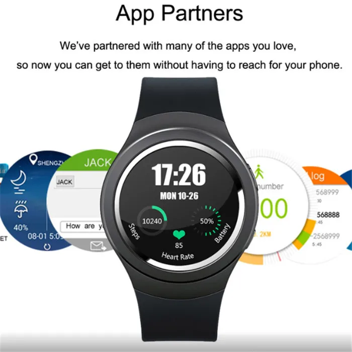 2016 FreeShipping Смарт Часы 3 Г X3 K9 с Android 4 WCDMA WiFi GPS SIM-КАРТЫ SmartWatch для iOS и монитор