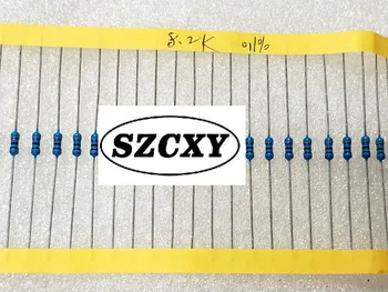 

100% New and original 1/4W 0.25W 8.2K 8200R High precision resistance