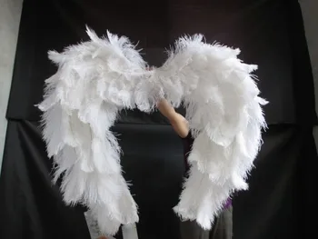

Model fashion catwalk stage performance shows fashion the latest South Africa high quality import ostrich feather angel wings