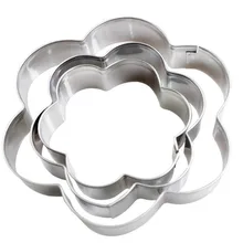 3PCS/SET Baking Mould Flower Shaped Cookie Cutter Stainless Steel Egg Mould Fondant Sugarcraft Cutter Biscuit DIY Mold 3PCS/SET Baking Mould Flower Shaped Cookie Cutter Stainless Steel Egg Mould Fondant Sugarcraft Cutter Biscuit DIY Mold