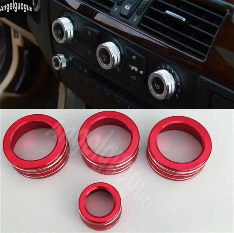 Us 3 55 11 Off 2 Colors For Bmw E60 5 Series 2004 10 Accessories Car Air Conditioning Knob Cover Volume Knob Ring Interior Upgrade Car Styling In