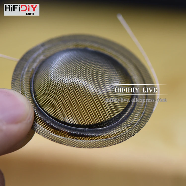 HIFIDIY LIVE 1 дюйм 25,4 мм 25,5 мм твитер звуковая катушка мягкая Прозрачная Шелковая мембрана ВЧ запчасти для ремонта динамика много вариантов