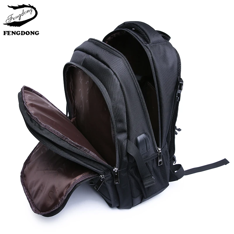 Fengdong 2019 nuevos hombres Mochila de viaje Portátil Bolsa de hombro hombres de gran capacidad Mochila hombre de negocios Mochila Diseño de paquete Fengdong 2019 nuevos hombres Mochila de viaje Portátil Bolsa de hombro hombres de gran capacidad Mochila hombre de negocios Mochila Diseño de paquete