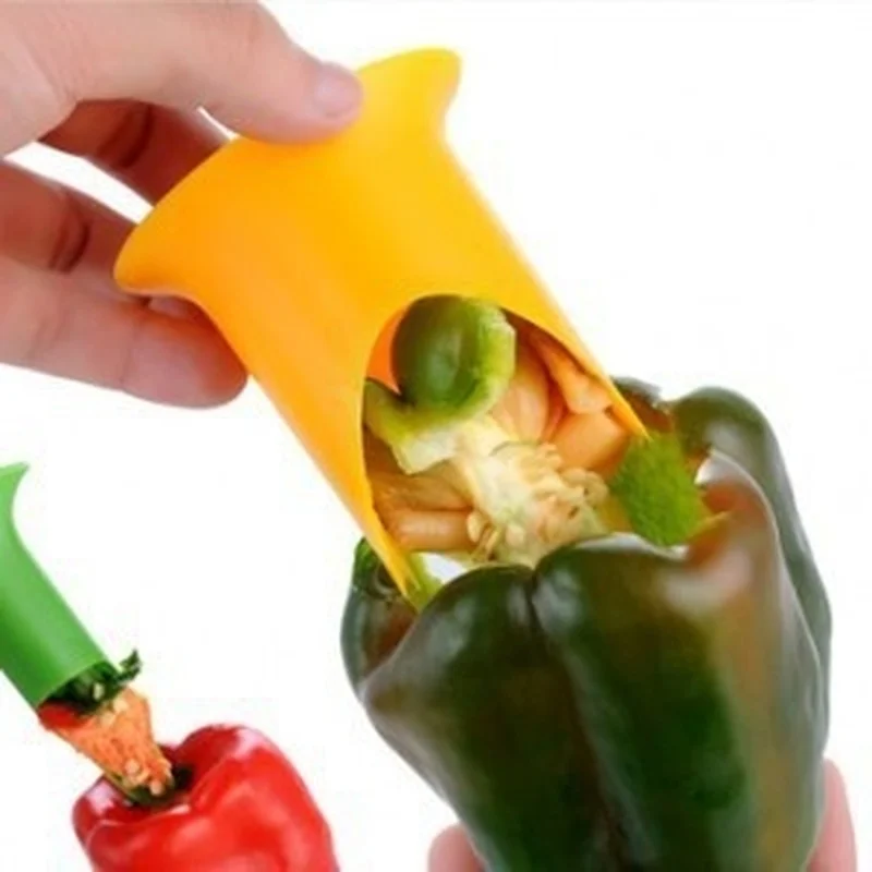

2pc/Set Kitchen Accessories Pepper Tomato Corers Fruit Vegetable Core Remover Kitchen Tools Gadgets Cuisine Outils Accessoires.