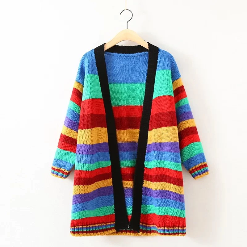 unif rainbow sweater