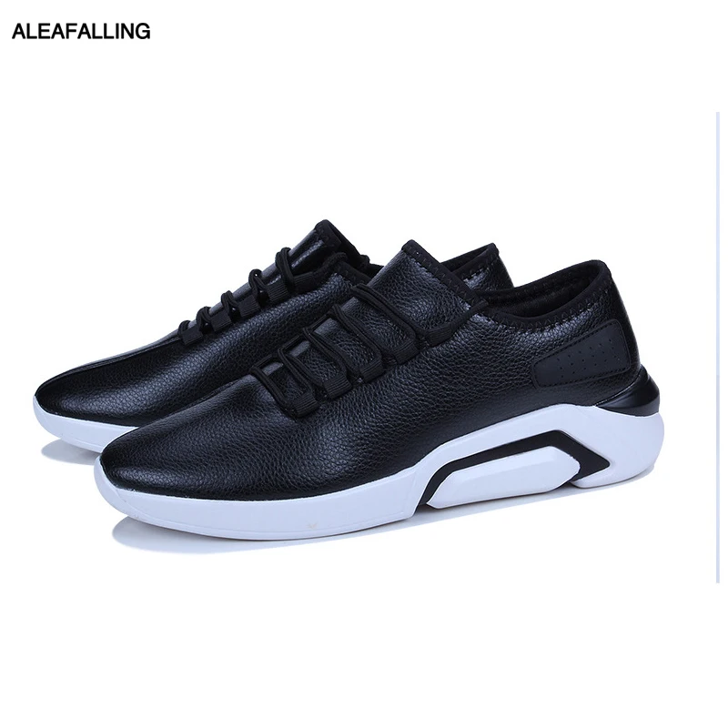 

Aleafalling Spring Summer Comfortable Casual Shoes Mens Leather Shoes For Men Lace-Up Brand Fashion Flat Loafers Shoes CA27