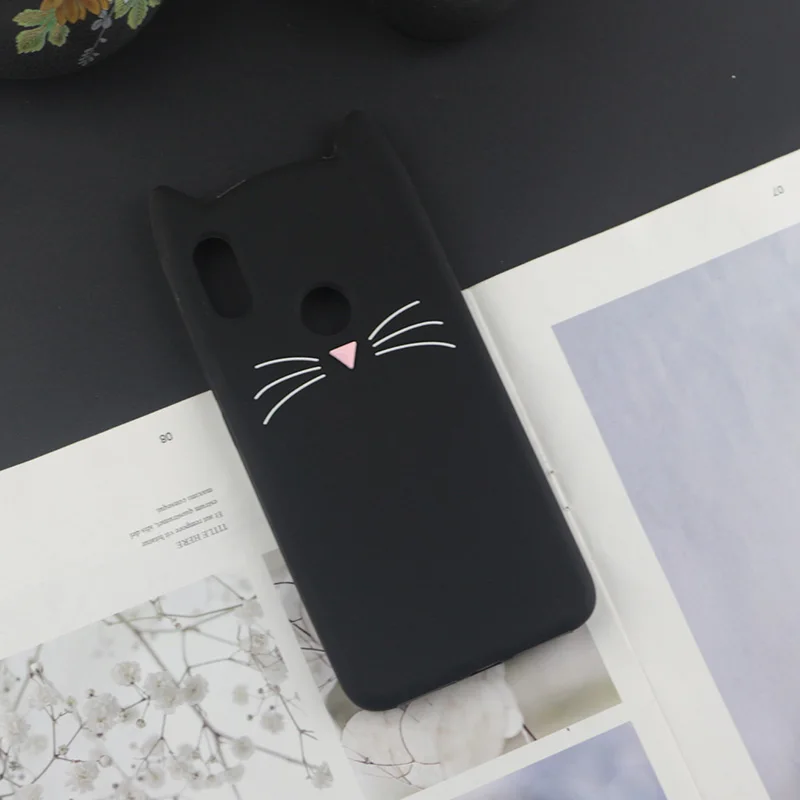 3D милый японский блестящий чехол с милым котом для Xiaomi Mi A2 A1 6X5X9 8 Lite SE чехол с подвеской из меха кролика чехол