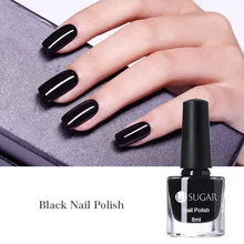 Ur Sugar 6 мл черный карамельный цвет лак для ногтей Быстросохнущий лак для ногтей долговечный базовый цвет маникюр DIY дизайн