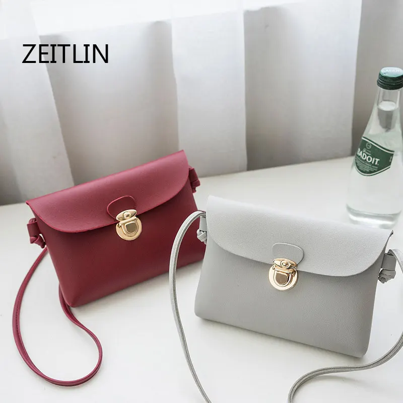 

ZEITLIN Women Bag 2018 PU Leather Ladys Bag Mini Crossbow Bolso Mujer Womens shoulder bag Travel Bag Taschen Women T1331