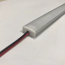 Светодиодные ленты бар свет Кухня expert DC12V 5050/5630 светодиодный жесткий+ U алюминий+; обувь на плоской подошве с закрытой пяткой кухонная полоска светло-6 шт