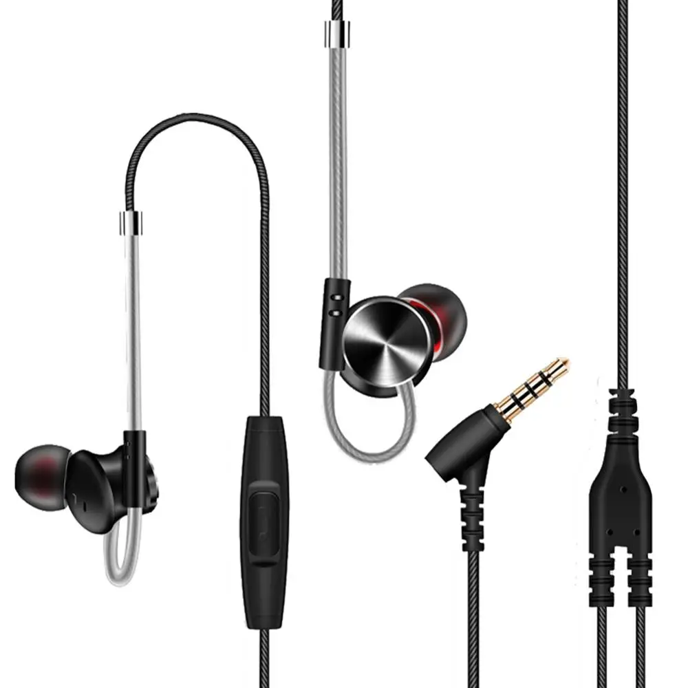 

QKZ DM10 CNC HiFi In-Ear Earphone fone de ouvido Metal DJ MP3 Headset 3.5mm Plug Microphone In-Ear Earphone Wired Headset