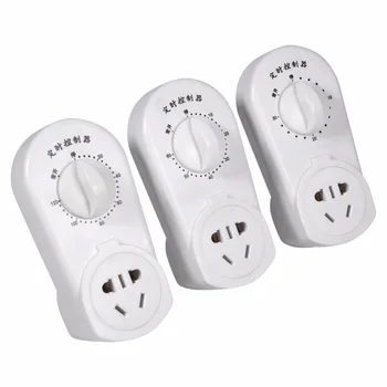 

AC 220V 10A 30/60/120 Min Countdown Timer Switch Pump Timer Mechanical Time Switch Countdown Control Socket