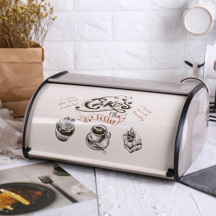 ^*Best Offers Bread Box Storage Fine Iron Food Storage Container 31*21.5*15cm 1-2liter Food Snack Gifts Durable High-Quality Thickness Kitchen ^*Best Offers Bread Box Storage Fine Iron Food Storage Container 31*21.5*15cm 1-2liter Food Snack Gifts Durable High-Quality Thickness Kitchen