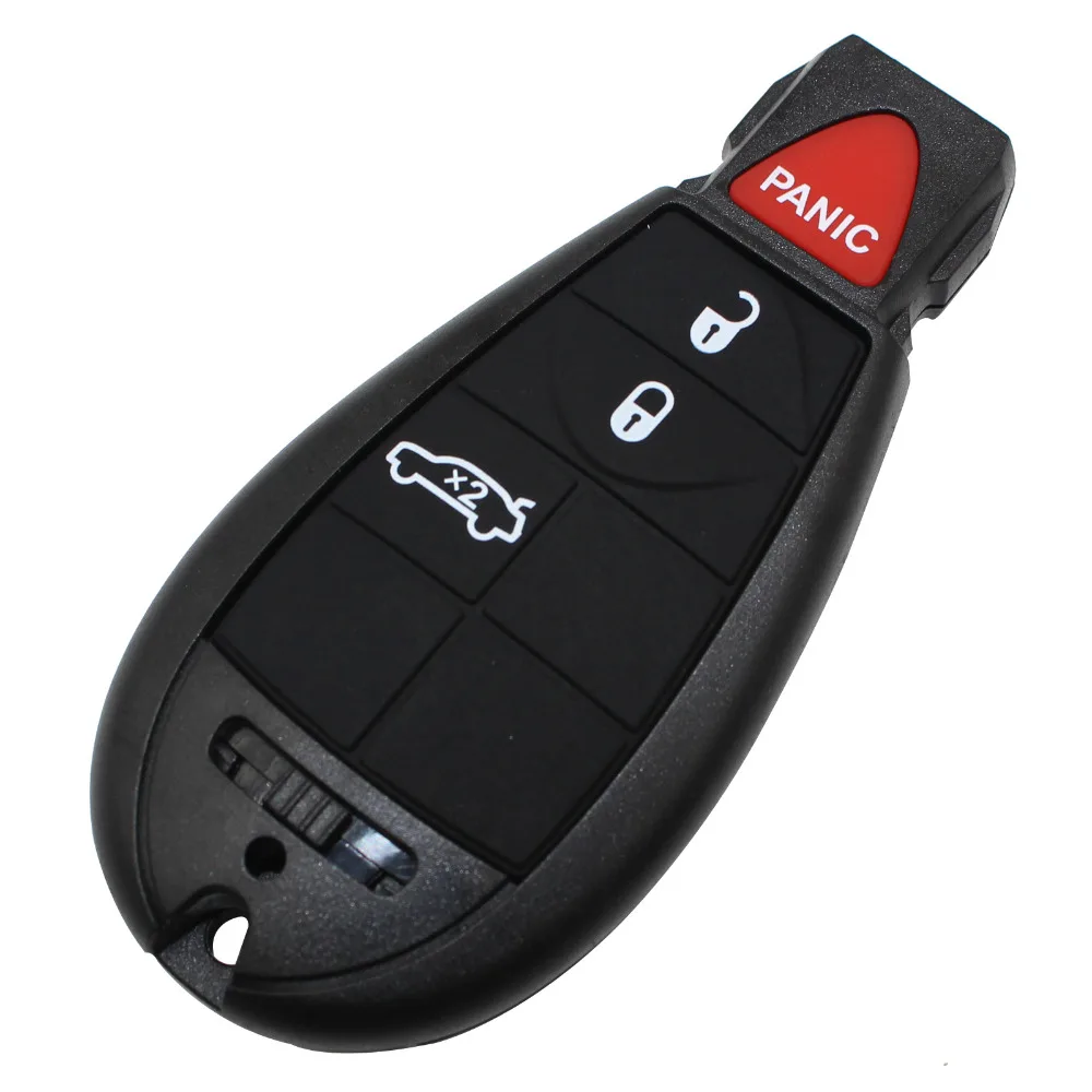 

4 Buttons Smart Remote FOBIK Key Car Case Shell Keyless Entry System For Dodge Charger Magnum Challenger Chrysler 300 2008-2012