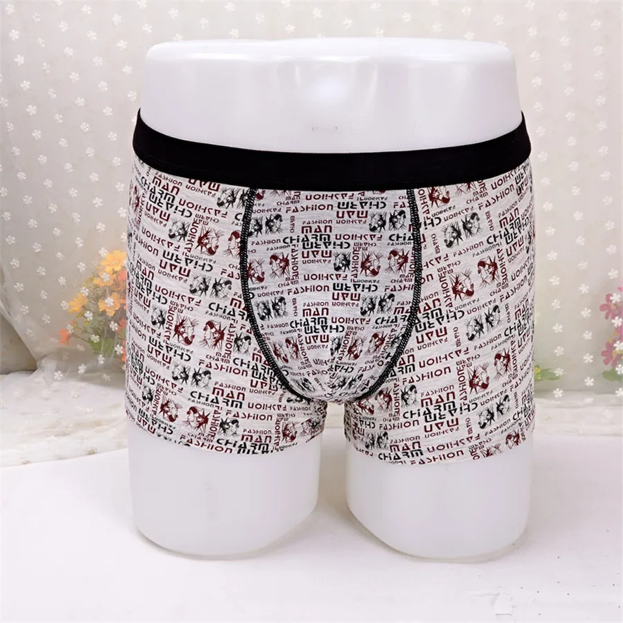 Men's alphabet cotton underwear personality cheap yet stylish underwear