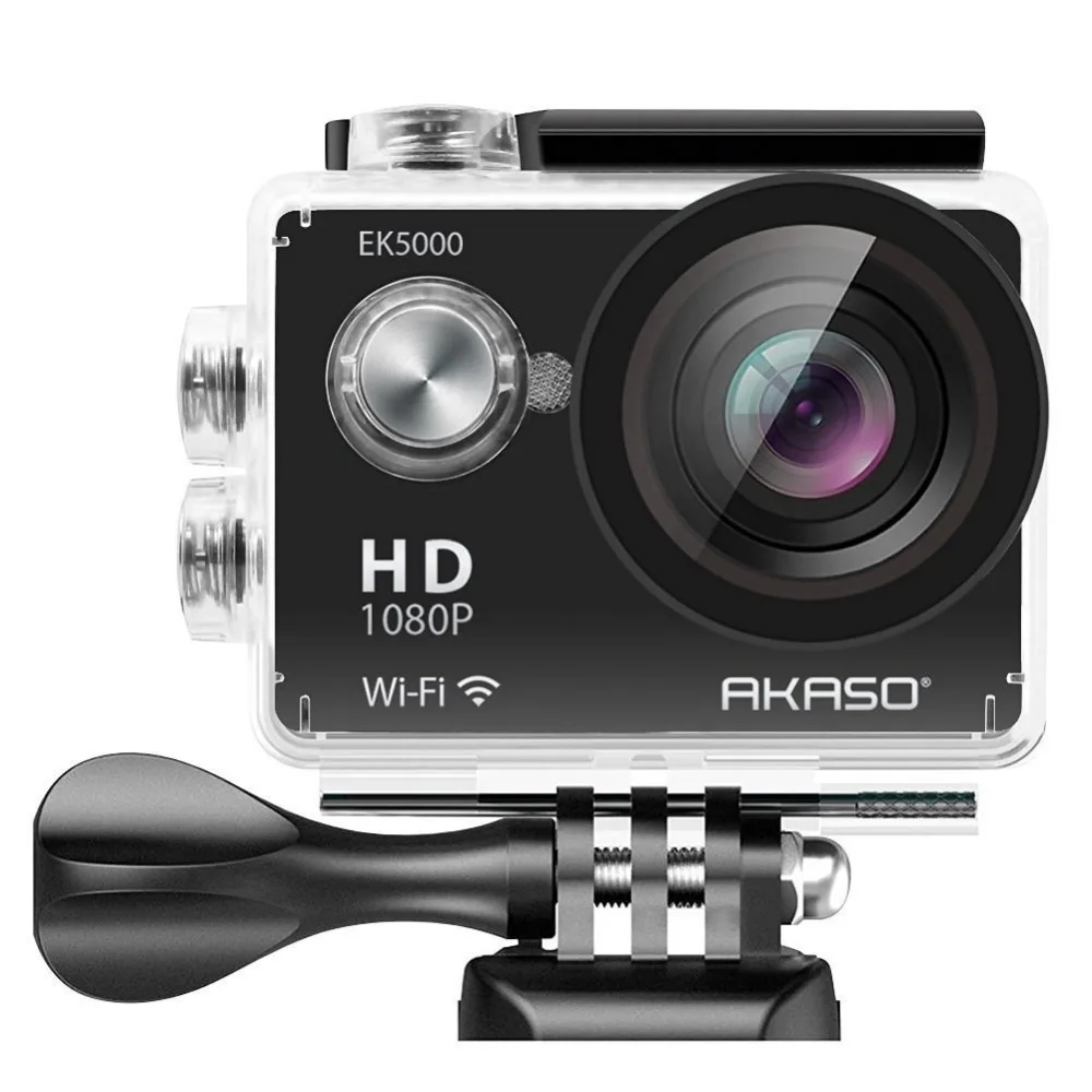 

AKASO EK5000 WIFI Outdoor Action Camera Video Sports Camera wifi Ultra HD Waterproof DV 12MP 170 Degree Wide Angle