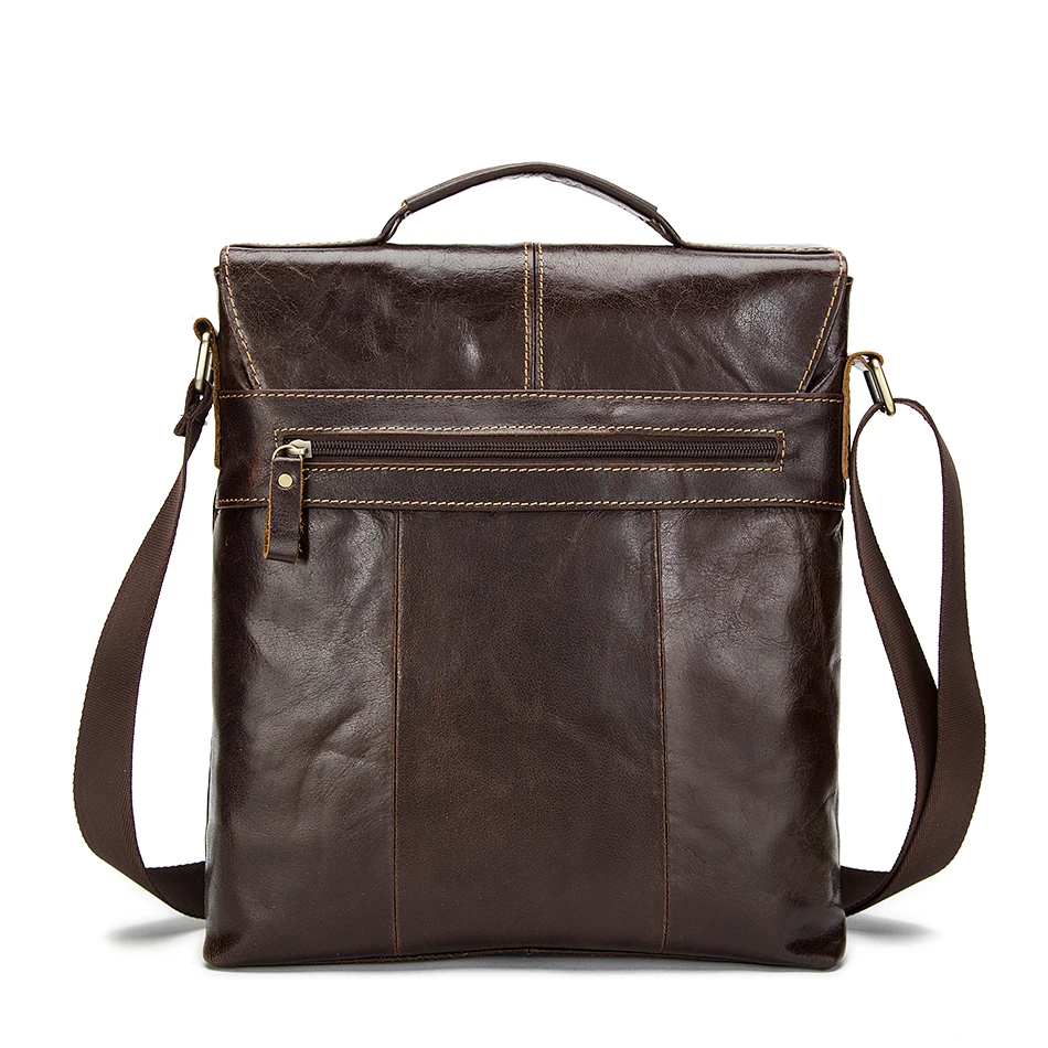 US $33.00 Westal Big Crossbody Bags For Men Leather Bag Hasp Mens Shoulder Bag Leather Handbags Fashion Messenger Bags Man 1292