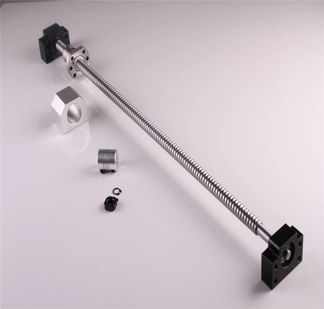 

CNC BallScrew 1605-550mm End Machine with Ballnut Housing + Couplers & BK/BF12