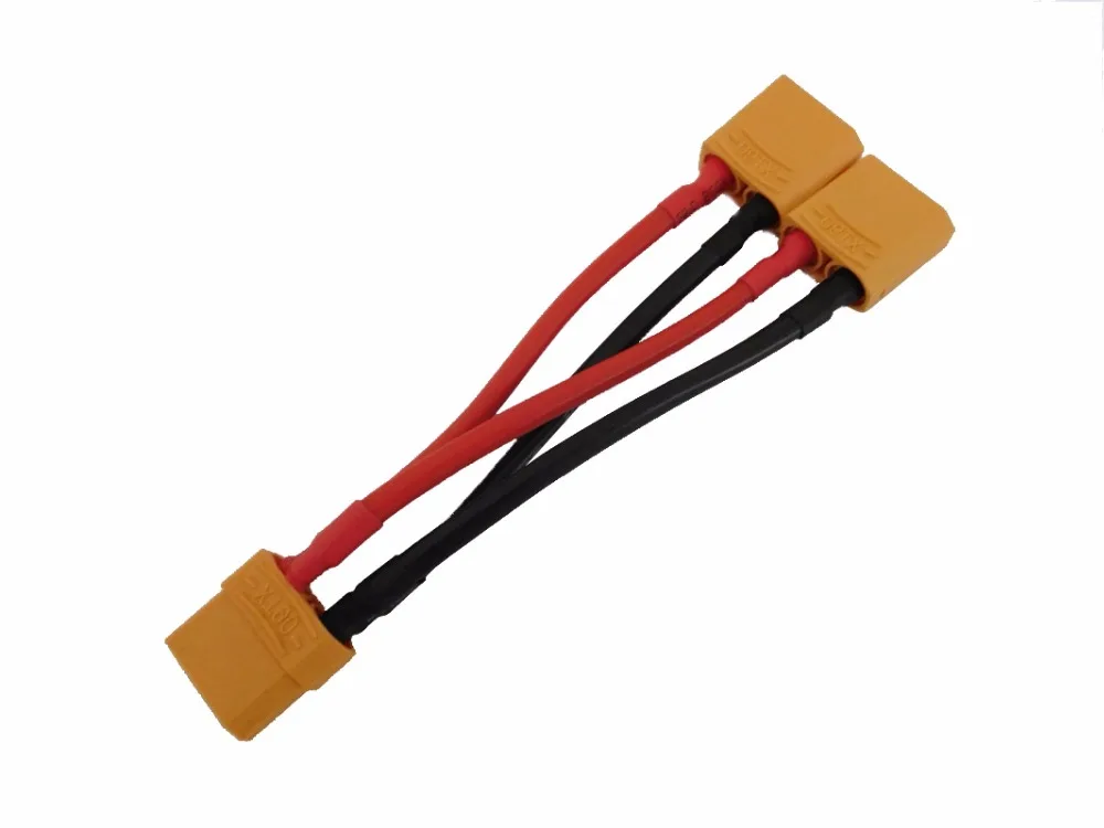 

XT90 Parallel Connector 12AWG Battery Y Splitter Cable for FPV Lipo Battery