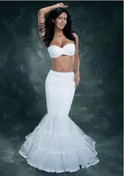 Hoopless Mermaid Trumpet Wedding Dress Petticoat Crinoline Underskirt Full Slip in Ivory / White no Ring Hoopless Mermaid Trumpet Wedding Dress Petticoat Crinoline Underskirt Full Slip in Ivory / White no Ring