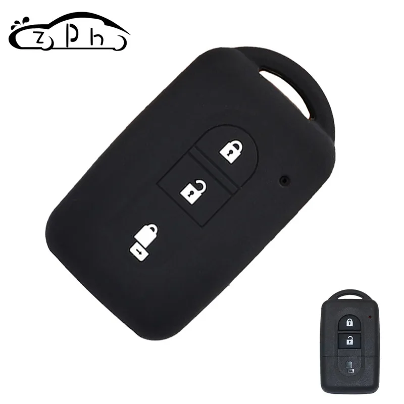 

Silicone Car Remote Key FOB Case Cover For Nissan Duke Micra Qashqia Juke X-Trail Navara Note Tiida Pathfinder Holder Keys Shell