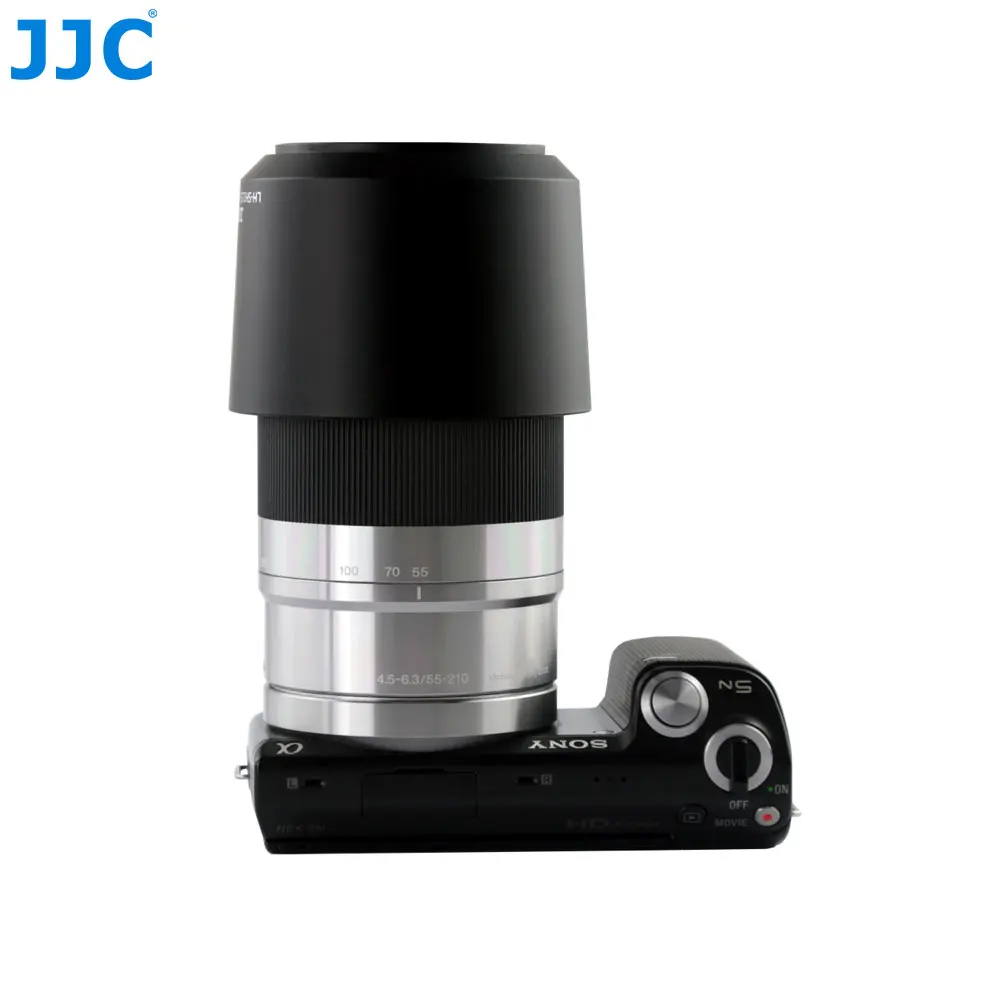 Jjc-lens Hood Tube para Sony e 55210 mm f 4.56.3 Oss E-mount Lens Substitui Alc-sh115 - Image 2