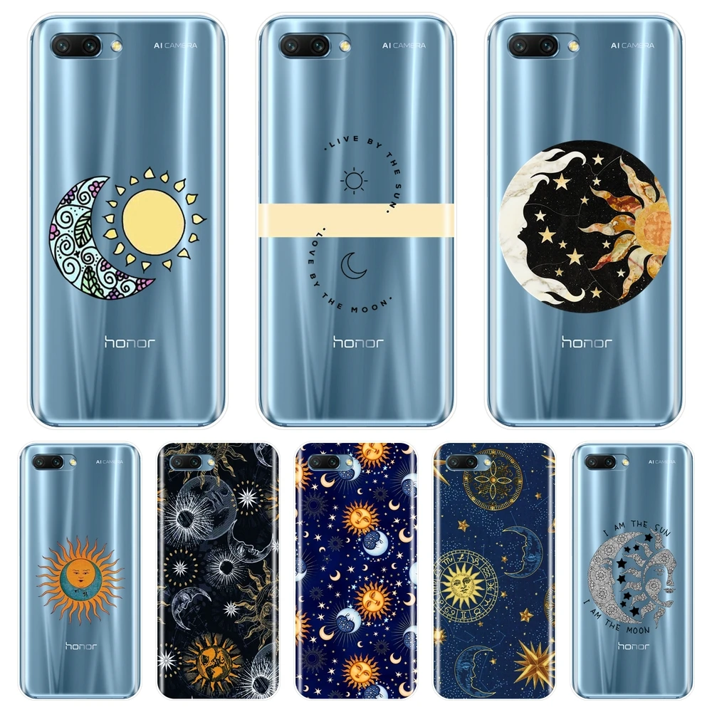 Задняя крышка Moon для Huawei Honor 8X MAX 10 9 8 7 7S 7X 7A 7C Pro мягкий силиконовый чехол Lite