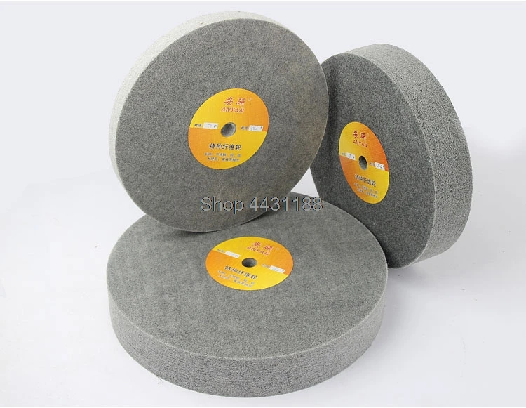 

150/200/250/300*50*16mm 5/7/9p/12p Metal polishing wheel Non woven abrasive wheel Nylon Fiber polishing wheel Abrasive disc