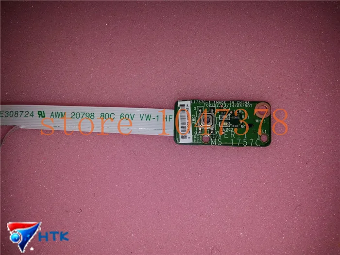 

original FOR MSI GE70 MS-1757 POWER BUTTON BOARD LED W CABLE MS-1757C MS-1757F VER 1.1