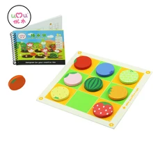 [Umu] DIY Модель 3+ Для детей раннего образования классические игрушки деревянные Игрушечные лошадки выращивание фруктов Новое поступление