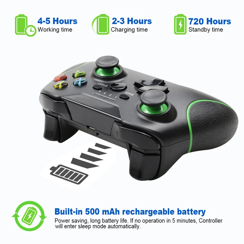 2 4G беспроводной контроллер геймпад для Xbox One консоль ПК win 7/8/10 PS3 Android/телефона/ТВ