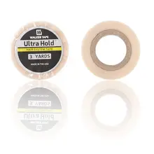 1 см* 3 ярдов Белый Ультра держать двухсторонняя лента волос системы клея лента для кружевных париков/Reapplication лента для наращивания волос/парик