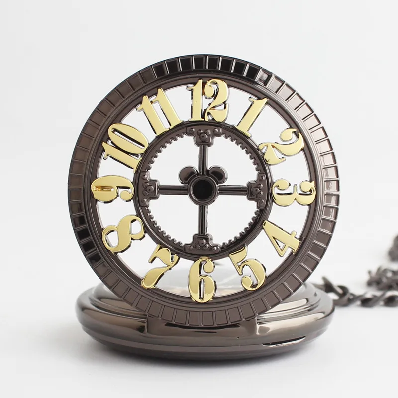 Retro mechanical pocket watch clamshell watch men automatic mechanical watch collection hanging table Tuo pocket watch