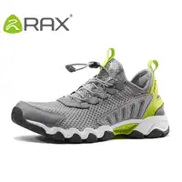 Rax Breathable Trekking Aqua รองเท้าผู้ชายฤดูร้อนน้ำหนักเบาเดินป่ารองเท้ากลางแจ้งเดินรองเท้าผ้าใบตกปลา Zapatos การท่องเที่ยว