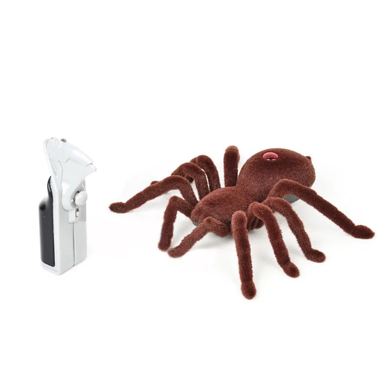 Remote Control 11inch 2CH Infrared RC Tarantula Spider Prank Toy Kid Christmas Gift 