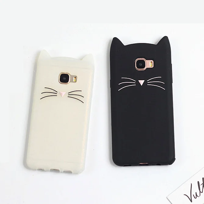 

Cute Cat Soft Phone Case For Samsung Galaxy S8 Plus J1 J3 J5 J7 2016 S3 S4 S5 S6 S7 Edge Duos A3 A5 2017 A320 A520 Note 8 Cover