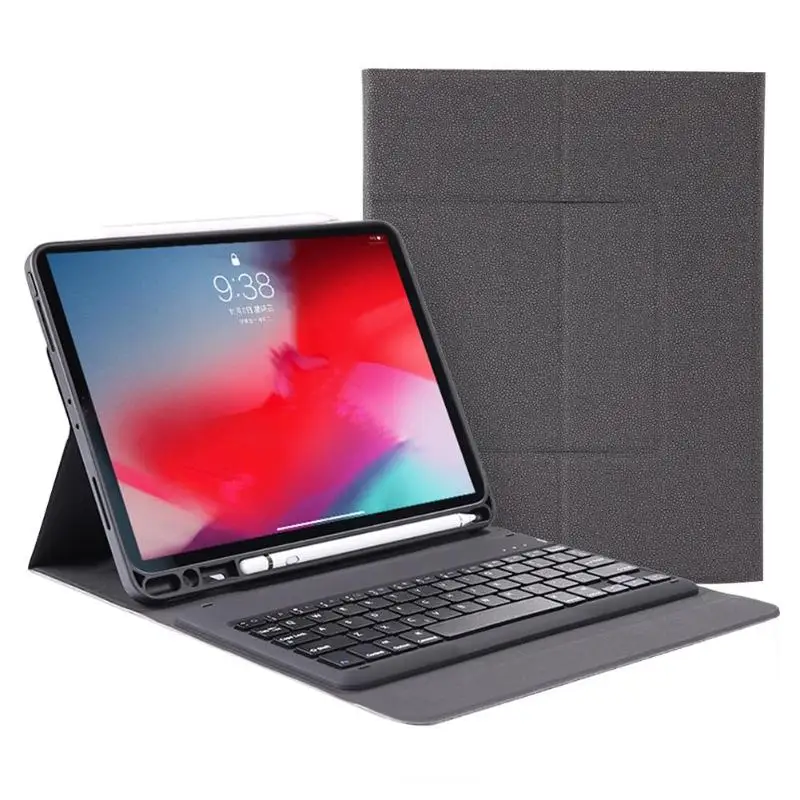 

PU Leather Detachable Wireless Bluetooth Keyboard Case for iPad 9.7/10.5/11 inch Removable Tablet Cover Mutimadia For iOS System