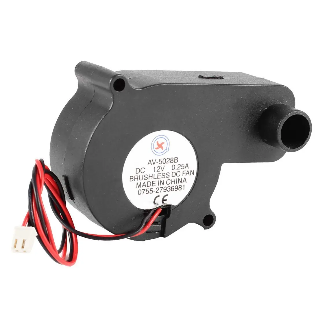 

Laptop 2 Terminals CPU Cooler Cooling Blower Fan 12VDC 0.25A Black