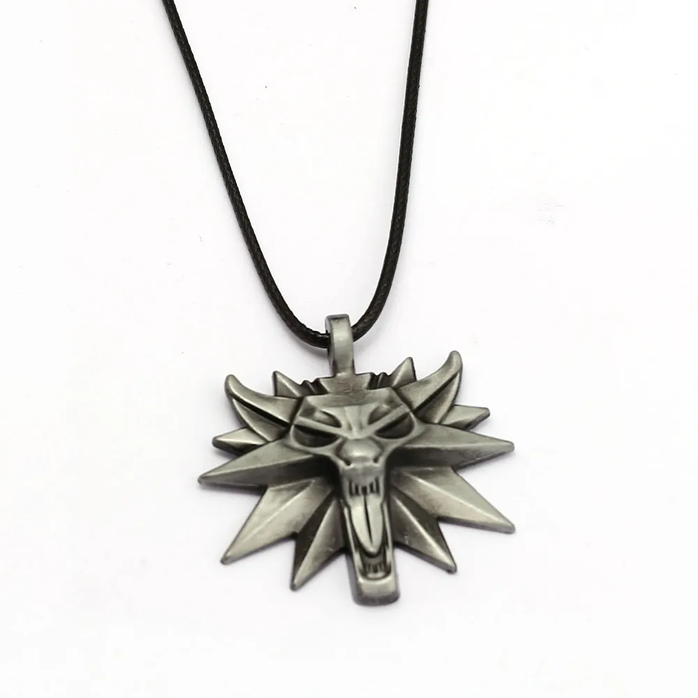 

The Witcher 3 Wild Hunt Wizard Necklace Game Medallion Pendant Wolf Head Necklaces Women Men Charm Gifts Game Jewelry