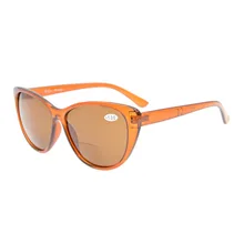 S033 очки кошачий глаз стиль женские бифокальные Солнцезащитные очки+ 1,0/1,25/1,5/1,75/2,0/2,25/2,5/3,0/