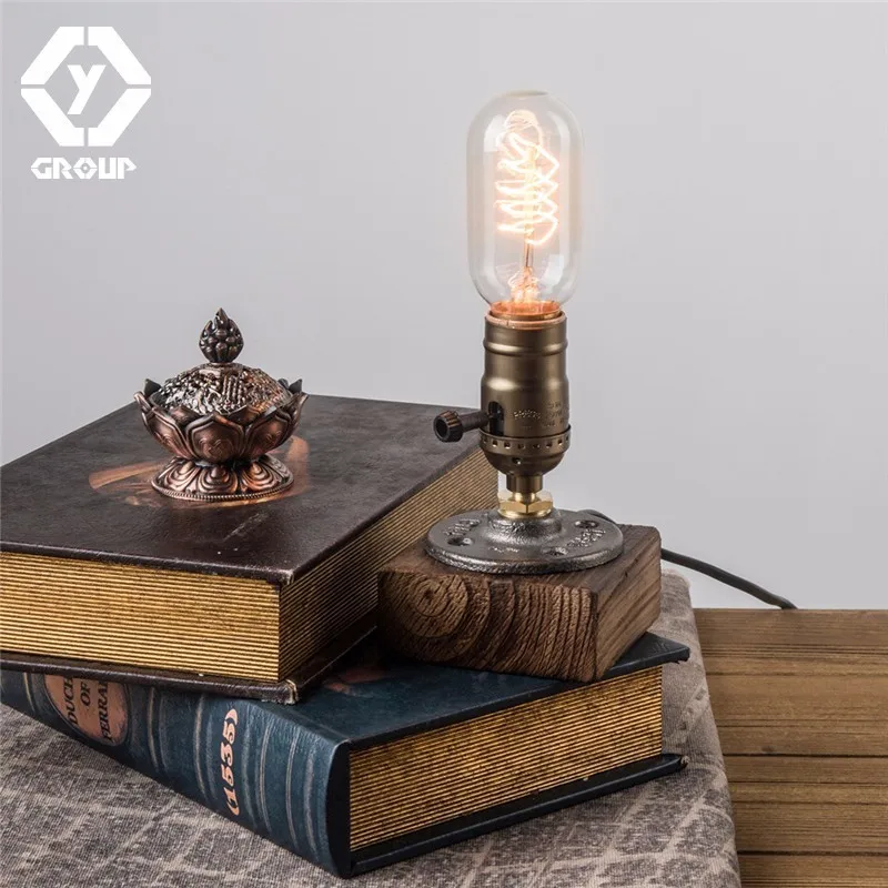 

OYGROUP Wood Table Lamp Romantic Modern Dimmable Desk Lamp Home Romantic Reading Lamp Office Light For Study#OY16T10