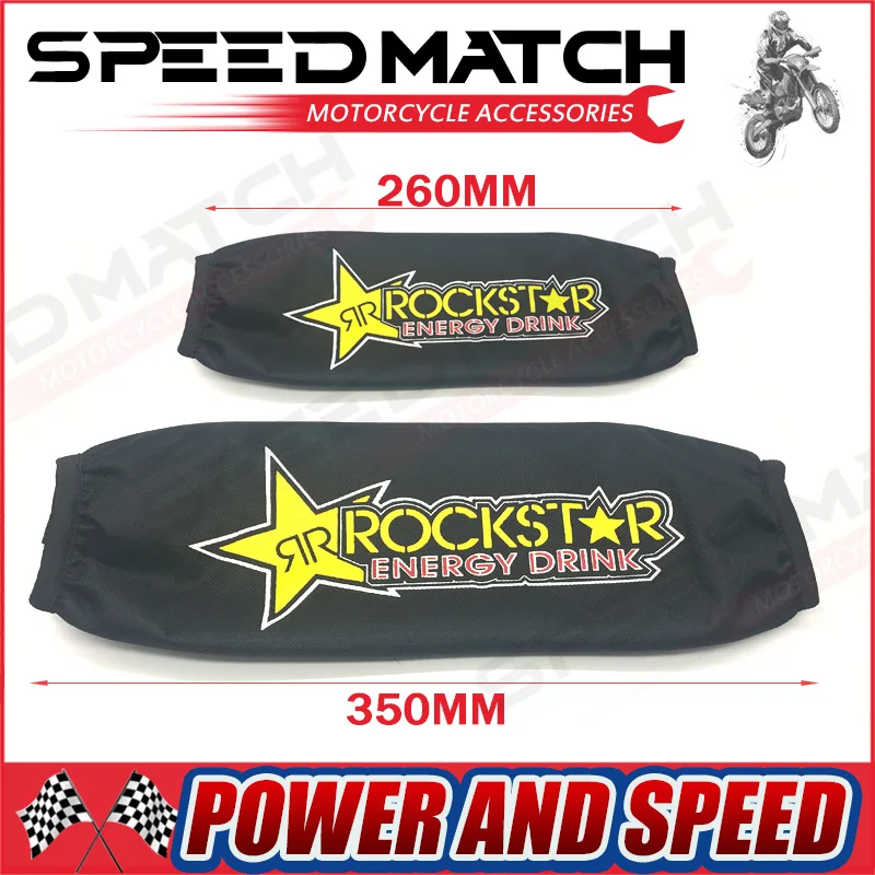 26cm 34cm Motorcycle Rear Fork Shock Absorber Cover Protector Guard Suspension Cover Wrap Set