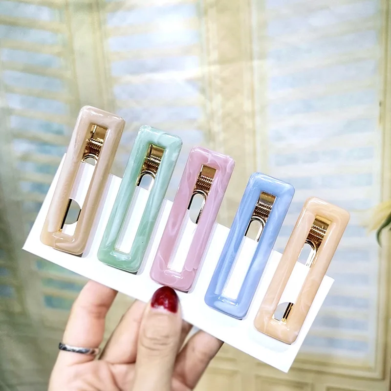 

Cute Glitter Hairpins Snap Hair Clip for Girls Hair Pins Unique Women's Gift BB Hair Clip Candy Color Hair Accessories Dropship