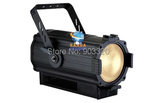 NEW ARRIVAL 200W COB White LED Profile Wash With Dimmer Zoom Strobe Function DMX512 TV Studio