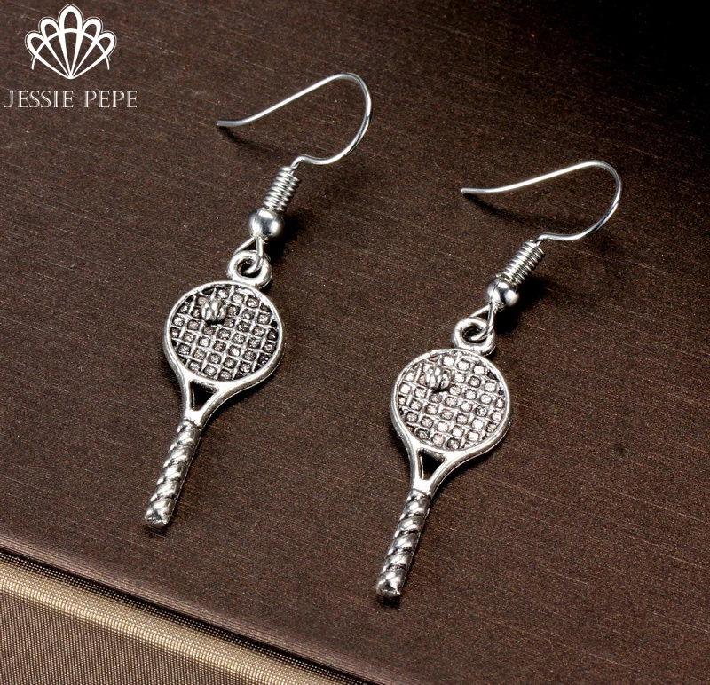 

Jessie pepe Brand Retro Unique Tennis Rackets DanglesEarrings Fashion Jewelry Gift For Her #GY1900