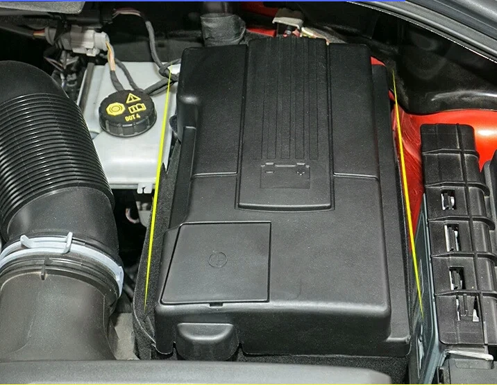 

Car Engine Battery FULL Protect Cover Positive Negative Electrode Waterproof Dustproof Cap For Skoda Kodiaq VW Tiguan 2016-2018